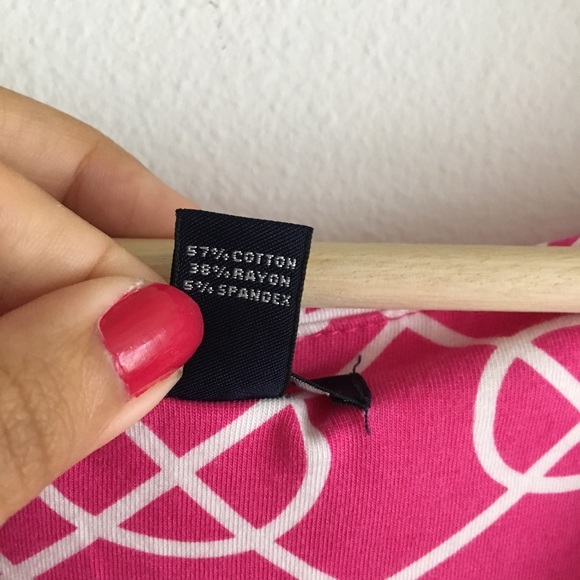 Lands end floral dress sleeveless faux wrap - Picture 3 of 4